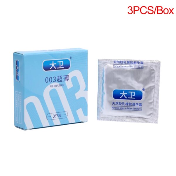 Jouet sexuel ultra-mince pour hommes, 3 pièces, super mince, pénis, manchon, grand, lubrifié, jeu pour adultes, produit sexuel, 18 +