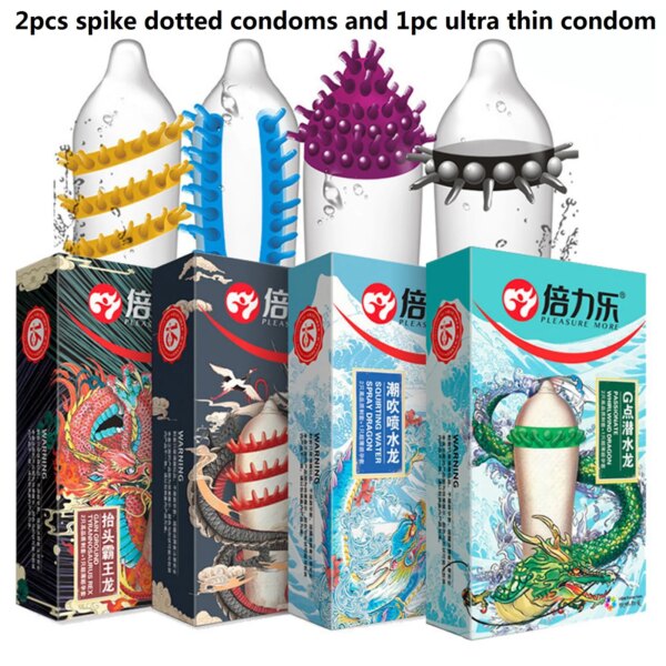 Manchon de pénis longue durée pour homme avec pointes retardant l'éjaculation, les tendres, le point G, l'éthiculation vaginale, les consoles – Image 6