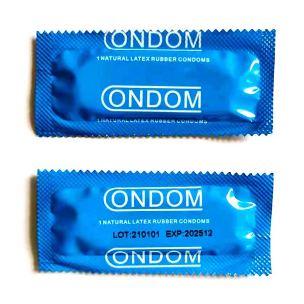 Préservatif à l'acide hyaluronique, manchon pour pénis, lubrification en Latex naturel, préservatif Ultra fin, fournitures de contraception, jouet sexuel pour adultes, 50 pièces – Image 2