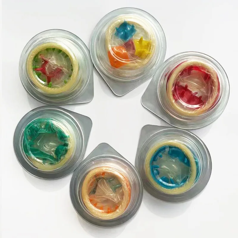 Préservatifs à pointes pointillées aléatoires, 5/10/50 pièces, Stimulation vaginale du point G féminin, produits sexuels pour adultes, manchon de pénis pour hommes, jouets sexuels de 18 ans et plus Préservatifs à pointes pointillées aléatoires, 5/10/50 pièces, Stimulation vaginale du point G féminin, produits sexuels pour adultes, manchon de pénis pour hommes, jouets sexuels de 18 ans et plus