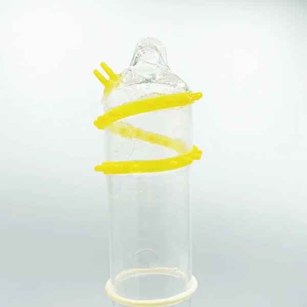 Préservatifs à pointes pointillées aléatoires, 5/10/50 pièces, Stimulation vaginale du point G féminin, produits sexuels pour adultes, manchon de pénis pour hommes, jouets sexuels de 18 ans et plus – Image 2