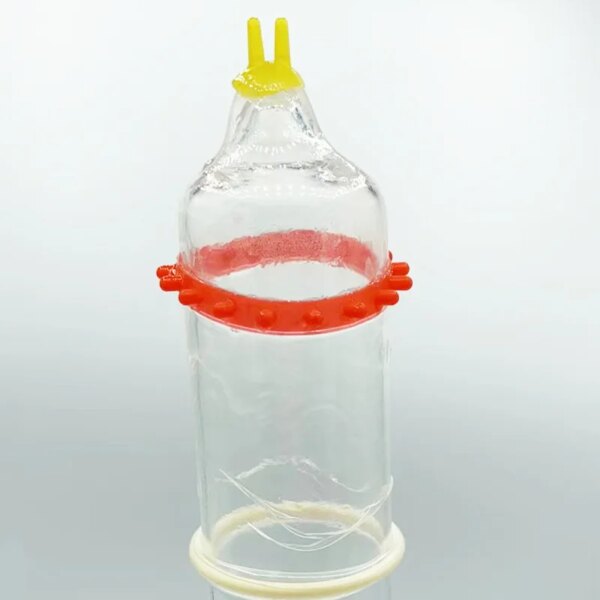 Préservatifs à pointes pointillées aléatoires, 5/10/50 pièces, Stimulation vaginale du point G féminin, produits sexuels pour adultes, manchon de pénis pour hommes, jouets sexuels de 18 ans et plus – Image 4