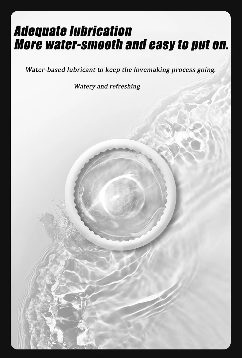 Acide hyaluronique ultra-mince pour homme nu, forme lisse, manchon de pénis léger, produits sexuels plus sûrs, 52mm, 0.01 Acide hyaluronique ultra-mince pour homme nu, forme lisse, manchon de pénis léger, produits sexuels plus sûrs, 52mm, 0.01