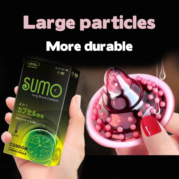 Préservatifs durables à grosses particules, outil sexuel pour hommes, préservatif à pointes Ultra mince, livraison rapide, Stimulation du point G, manchon du pénis, produit sexuel