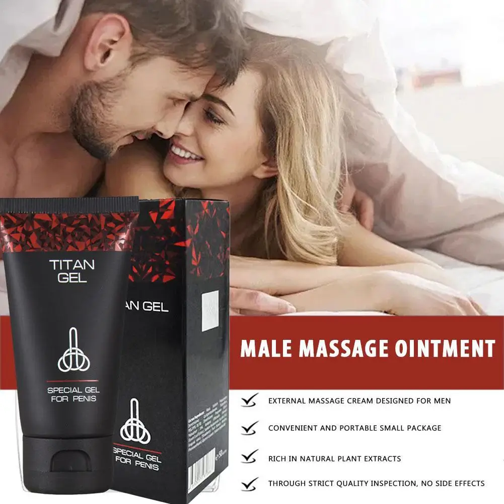 Gel d'agrandissement du pénis masculin, 50ml, pour Titan, grosse bite, érection, produits sexuels aphrodisiaques, Massage du coq, rehausseur, soins sexuels pour adultes