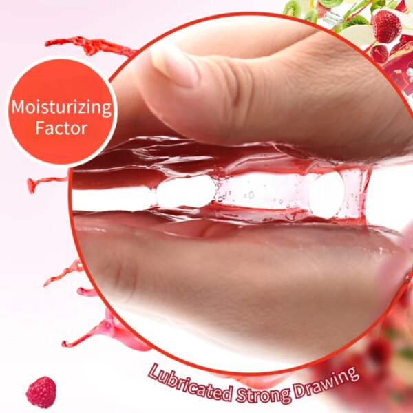 Lubrifiant fruité pour sexe Oral, 100ml, liquide lubrifiant à base d'eau, saveur de fraise, pour adultes, lubrifiant sexuel pour vagin, Anal – Image 3