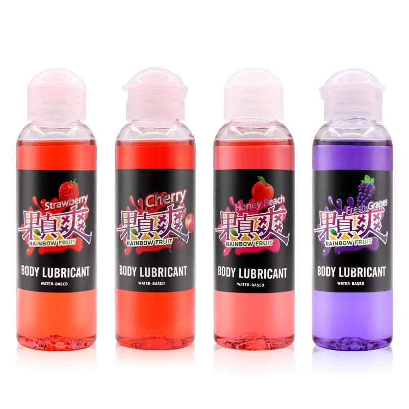 Lubrifiant fruité pour sexe Oral, 100ml, liquide lubrifiant à base d'eau, saveur de fraise, pour adultes, lubrifiant sexuel pour vagin, Anal
