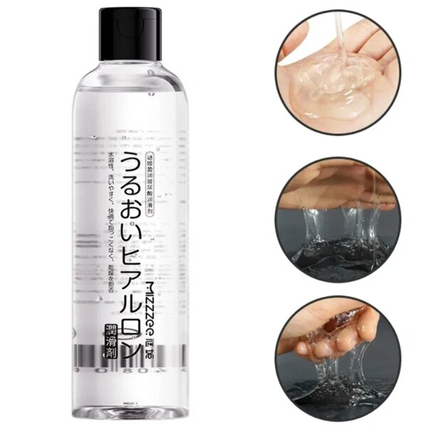 Lubrifiant humain à l'acide hyaluronique pour sexe Anal, lubrifiant soluble dans l'eau, jouets sexuels pour adultes, 200ml – Image 4