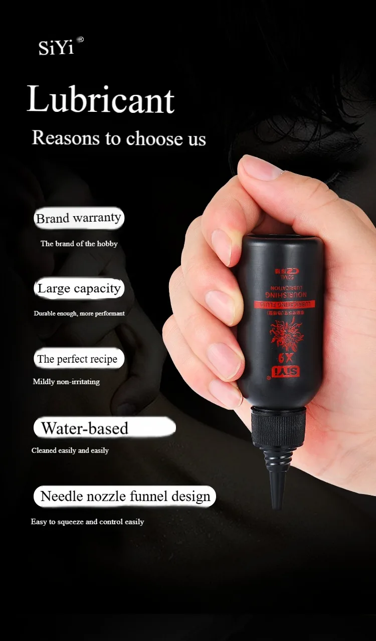Lubrifiant Anal 50ML pour pénétration anale gay, lubrifiant sexuel à base d'eau, idéal pour les jouets et les couples, produits pour adultes