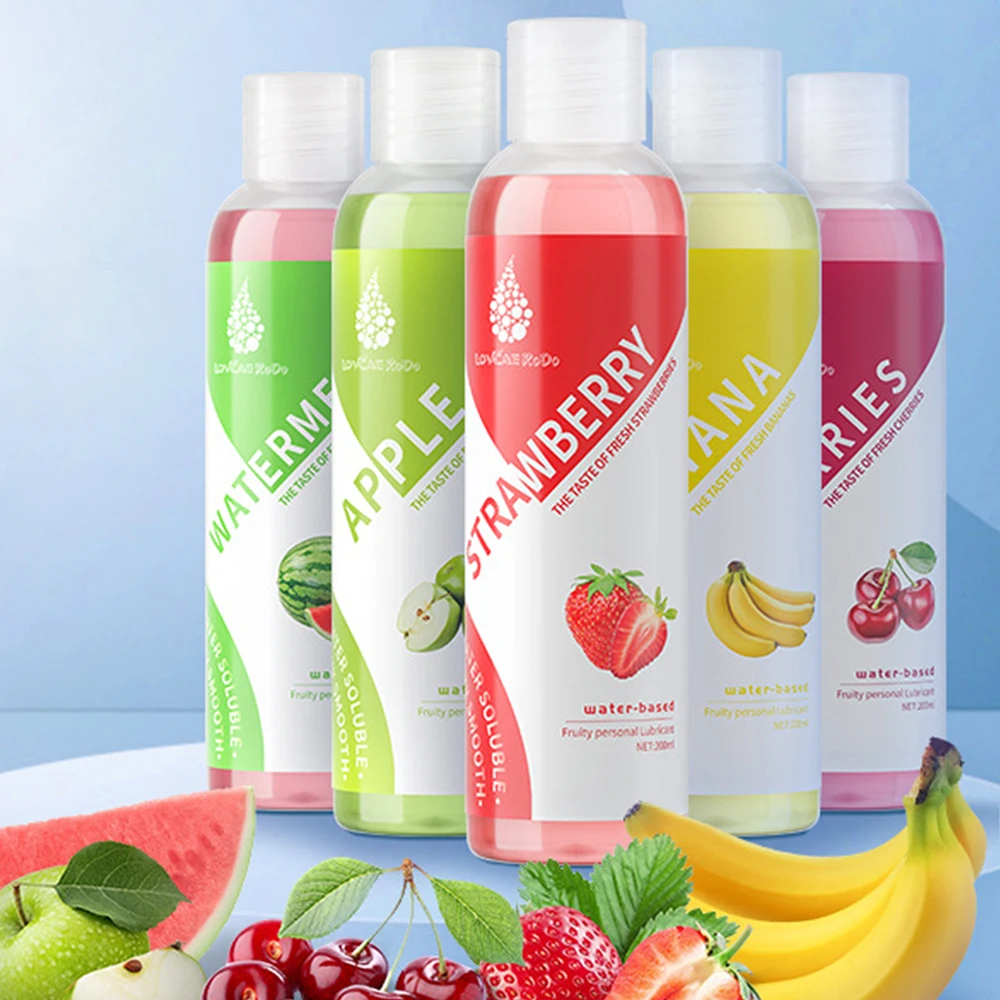 200ml saveur de Fruit jouet sexuel pour femmes hommes lubrifiant sexe à base d'eau myrtille fraise pêche huile sexuelle Gel Anal Vaginal adultes 18