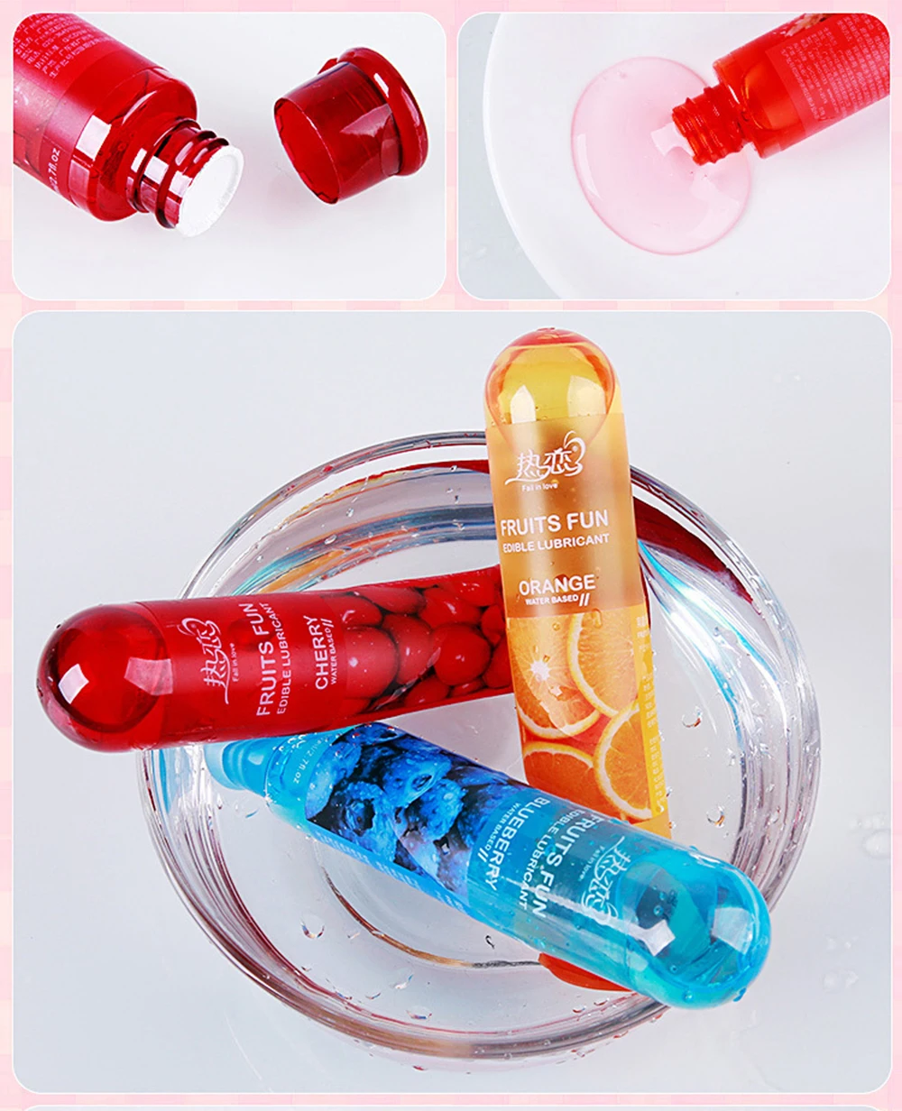 200ml saveur de Fruit jouet sexuel pour femmes hommes lubrifiant sexe à base d'eau myrtille fraise pêche huile sexuelle Gel Anal Vaginal adultes 18