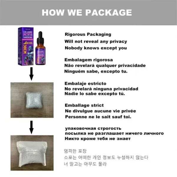 Meilleures ventes pénis augmenter épaississement huiles essentielles huile de Massage crème pour pénis pour homme 18 + grand Gel d'agrandissement agrandir Dick Grow9 – Image 2