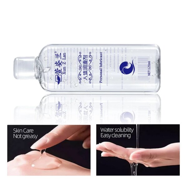 Tooile-Lubrifiant sexuel soluble dans l'eau pour hommes, sexe anal, huile lubrifiante, pur, naturel, lubrifiant pour sexe Chev, jouets pour adultes, Sexshop féminin, 120ml – Image 3