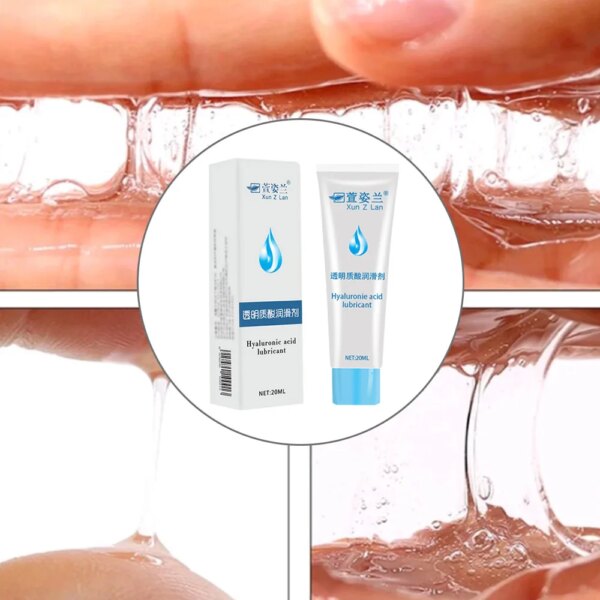 Lubrifiant à base d'eau pour le sexe soie toucher comestible lubrifiant sexuel Anal Gel Oral Exciter pour les femmes orgasme lubrifiant sexuel crème adulte – Image 5