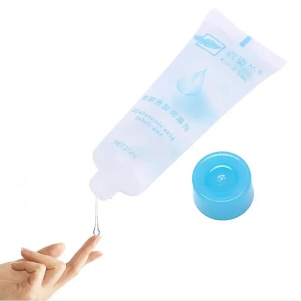 Lubrifiant à base d'eau pour le sexe soie toucher comestible lubrifiant sexuel Anal Gel Oral Exciter pour les femmes orgasme lubrifiant sexuel crème adulte – Image 3