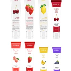 Meilleure vente nouveau type de lubrifiant sexuel, gel de lubrification à base d'eau au goût de fruit, lubrification anale féminine, lubrifiant sexuel vaginal
