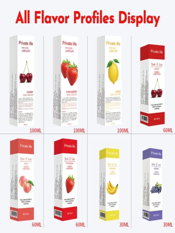 Meilleure vente nouveau type de lubrifiant sexuel, gel de lubrification à base d'eau au goût de fruit, lubrification anale féminine, lubrifiant sexuel vaginal – Image 2