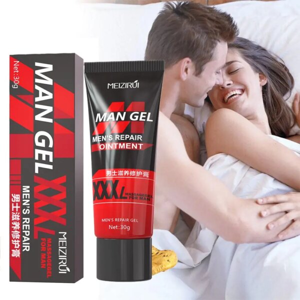 Gel d'agrandissement du pénis pour hommes, augmente la taille, épaississement de l'érection, améliore le retard, Agent d'extension du pénis masculin, crème de croissance 30ml – Image 4