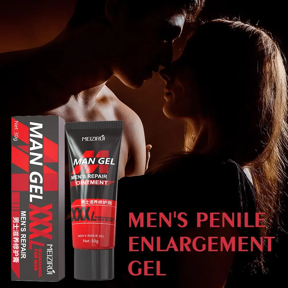 Gel d'agrandissement du pénis pour hommes, augmente la taille, épaississement de l'érection, améliore le retard, Agent d'extension du pénis masculin, crème de croissance 30ml