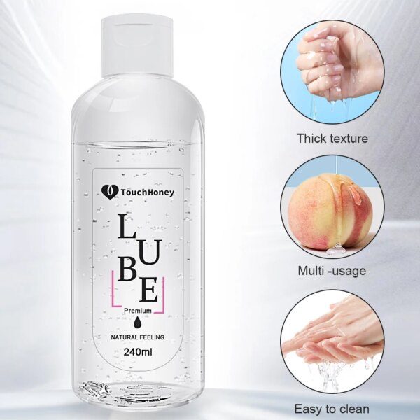 240ML lubrifiant pour le sexe lubrifiant à base d'eau pour les Couples vagin Anal adulte Masturbation jouet lubrification intime amour Gel jouets sexuels – Image 4