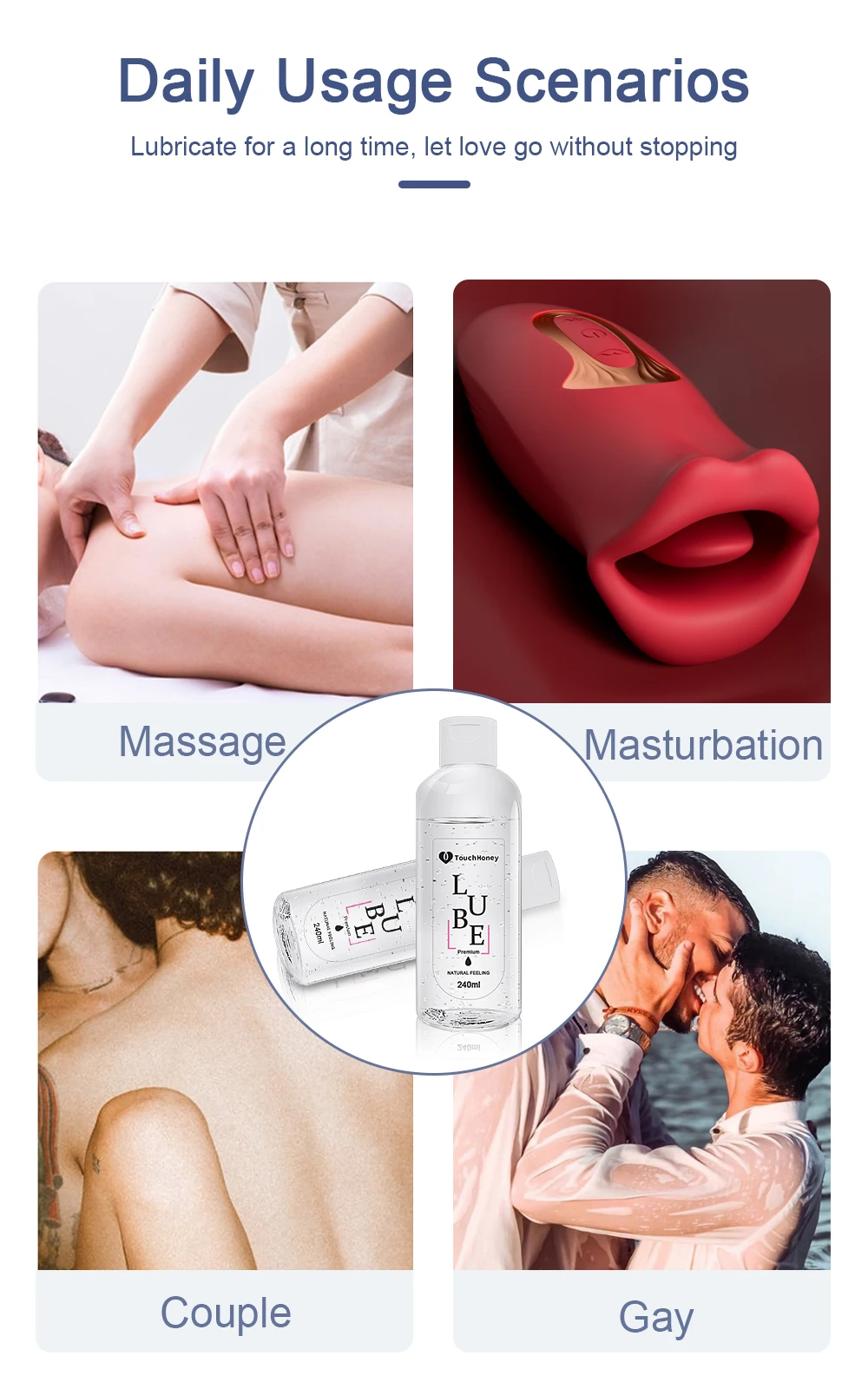 240ML lubrifiant pour le sexe lubrifiant à base d'eau pour les Couples vagin Anal adulte Masturbation jouet lubrification intime amour Gel jouets sexuels