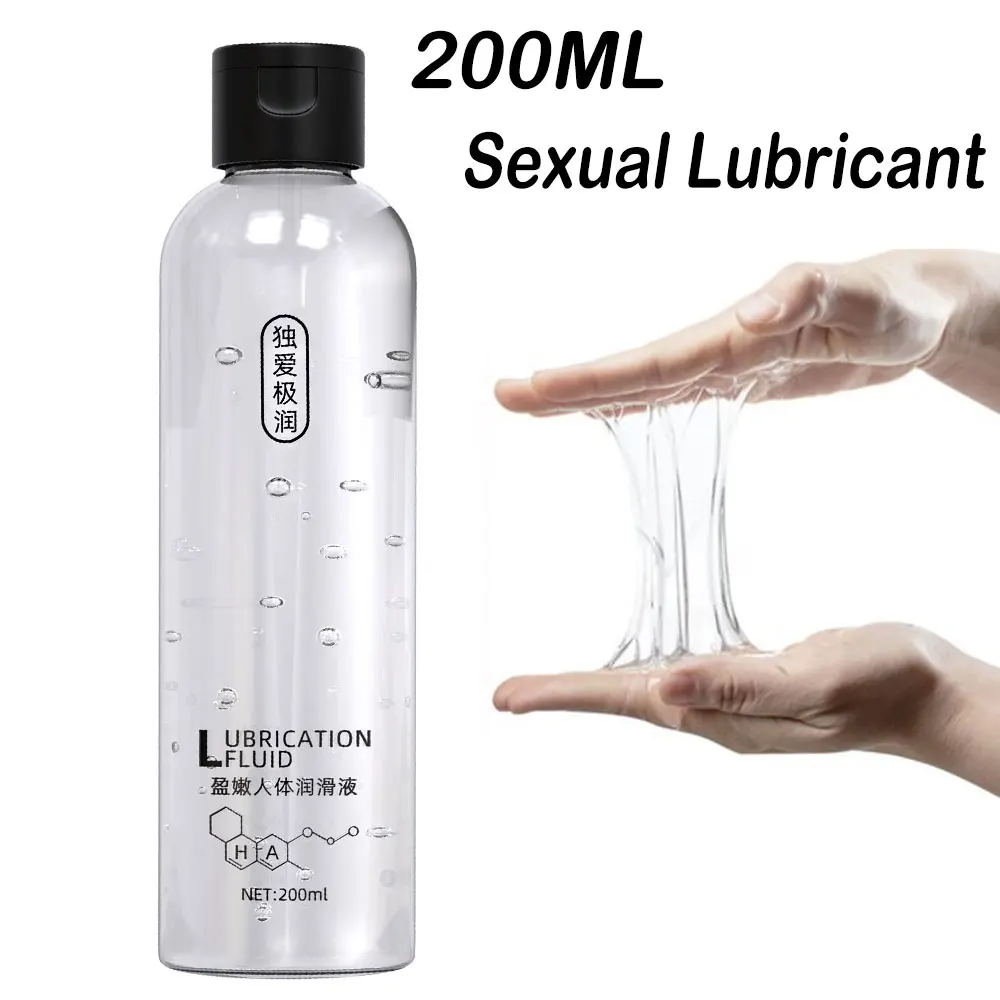 Lubrifiant à base d'eau 200ML, Gel intime sûr, lubrifiant Vaginal et Anal, huile lubrifiante pour adultes, femmes, hommes et Couple, outils érotiques