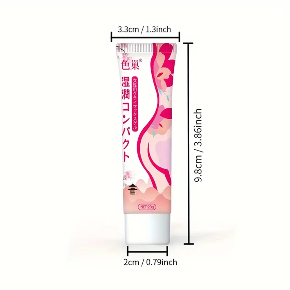 Lubrifiant pour le sexe lubrifiant à base d'eau pour les femmes graisse d'orgasme rapide Gel Vaginal Oral facile à nettoyer jouet sexuel Masturbation adulte 20g