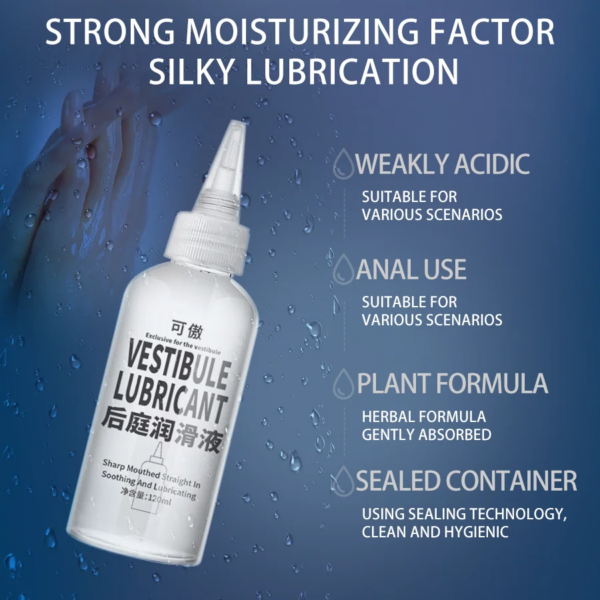 Lubrifiant Anal en Silicone à base d'eau, lubrifiant sexuel non parfumé pour hommes et femmes, Couples lesbiens gays, plaisir pour la maison et les voyages – Image 2