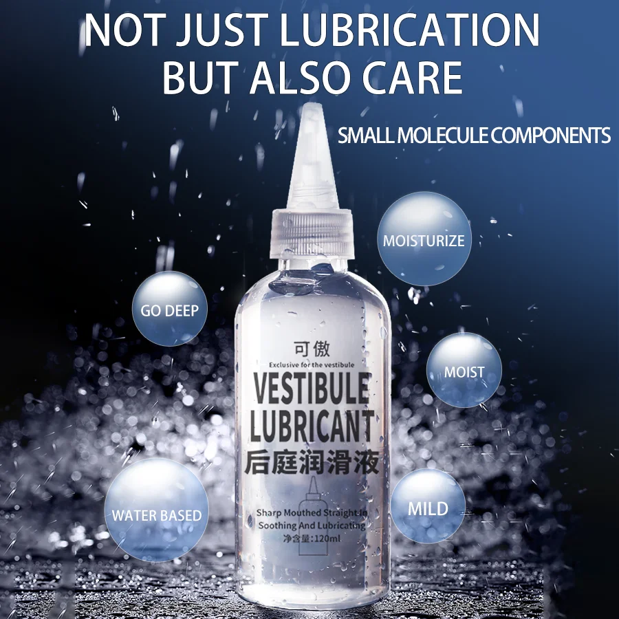 Lubrifiant Anal en Silicone à base d'eau, lubrifiant sexuel non parfumé pour hommes et femmes, Couples lesbiens gays, plaisir pour la maison et les voyages