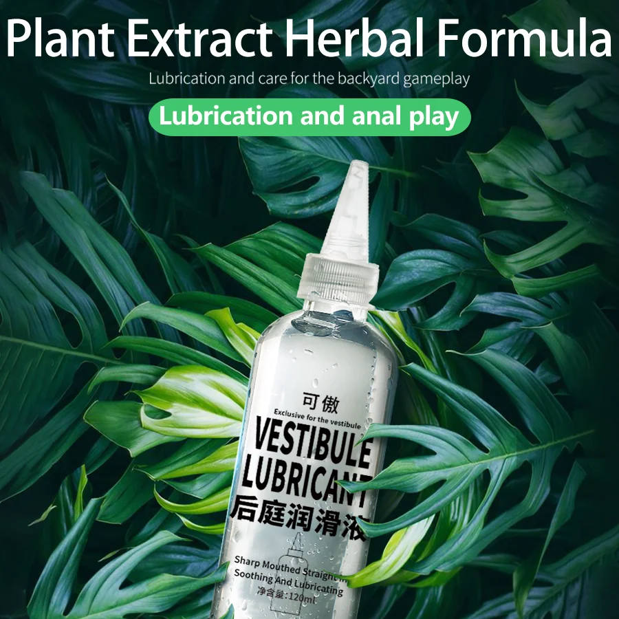 Lubrifiant Anal en Silicone à base d'eau, lubrifiant sexuel non parfumé pour hommes et femmes, Couples lesbiens gays, plaisir pour la maison et les voyages