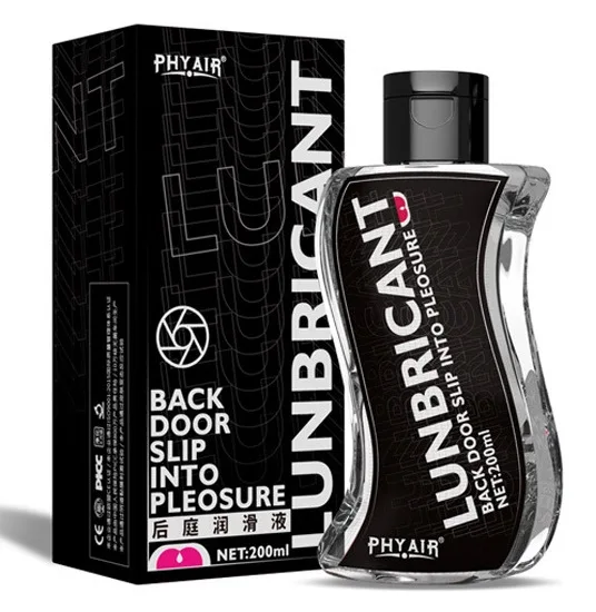 Lubrifiant Sexuel à Base d'Eau et d'Acide Hyaluronique de Grande Capacité, Gel pour Couple, Vagin, Anal, Jouet Sexuel, Boutique pour Adulte, 200ml