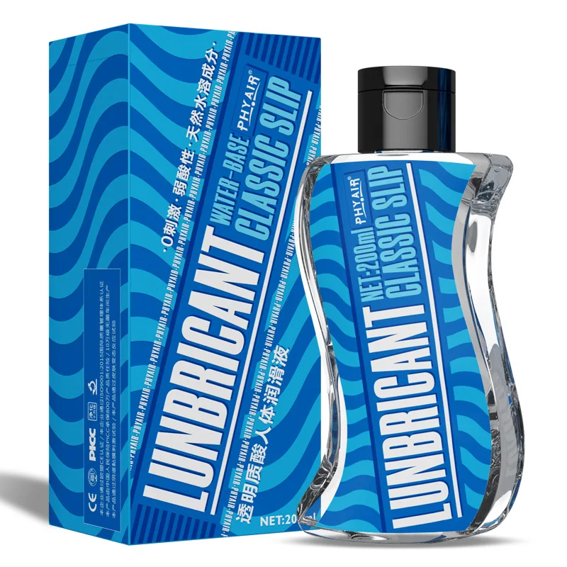 Lubrifiant Sexuel à Base d'Eau et d'Acide Hyaluronique de Grande Capacité, Gel pour Couple, Vagin, Anal, Jouet Sexuel, Boutique pour Adulte, 200ml