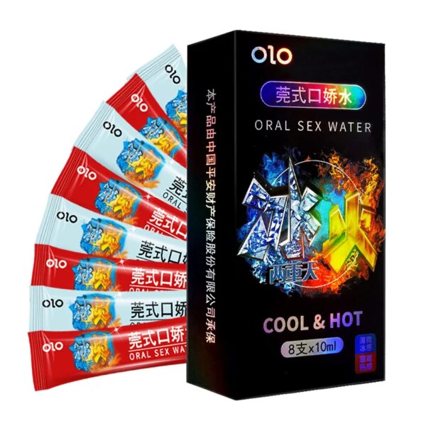 Fluide lubrifiant comestible pour pipe à eau, sensation chaude et fraîche, lubrifiant à Double stimulation, flirt, jouet sexuel passionnant, Sexshop pour adultes – Image 4