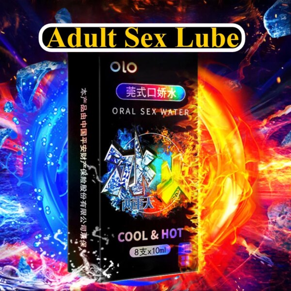 Fluide lubrifiant comestible pour pipe à eau, sensation chaude et fraîche, lubrifiant à Double stimulation, flirt, jouet sexuel passionnant, Sexshop pour adultes – Image 5