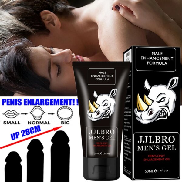 Crème d'agrandissement de l'érection du pénis pour homme fort, Gel durable pour prolonger le temps sexuel, croissance du pénis, épais, produits pour adultes, 50ml