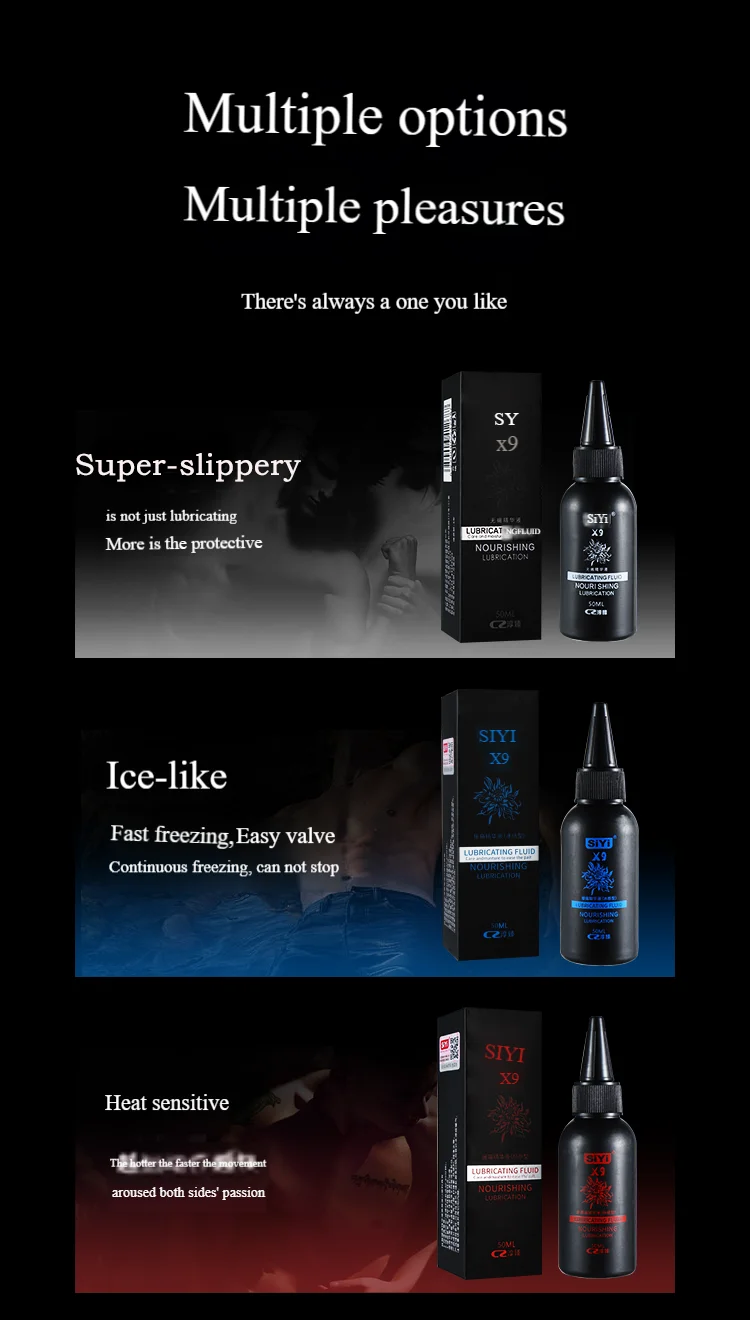 Lubrifiant Anal 50ML pour pénétration anale gay, lubrifiant sexuel à base d'eau, idéal pour les jouets et les couples, produits pour adultes