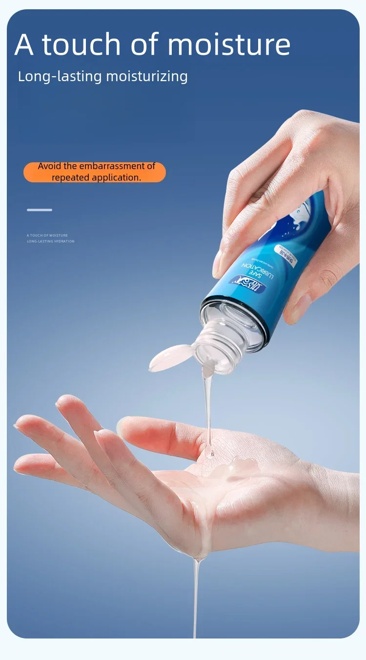 Lubrifiant hydrosoluble facile à nettoyer, produits sexuels pour adultes, accessoires de jouets sexuels pour couples, lubrification anale