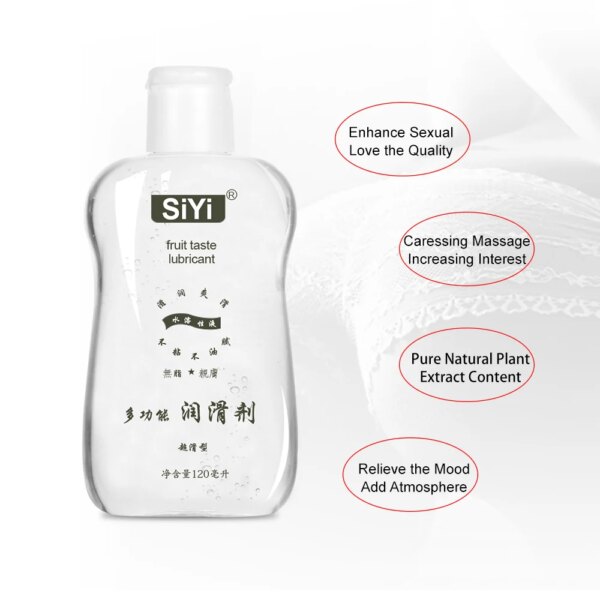 Lubrification à base d'eau pour session sexuelle, produits de distribution pour adultes, jeu de couple, anal, vagin, pénis, jouets genci, 120ml, 215ml – Image 5