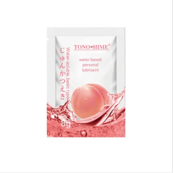 Lubrifiant à saveur de fruits Harvey orange et pêche, sexe anal vaginal, lubrifiant soluble dans l'eau, jouets sexuels pour couple adulte, sexe Chev, 10 pièces – Image 5