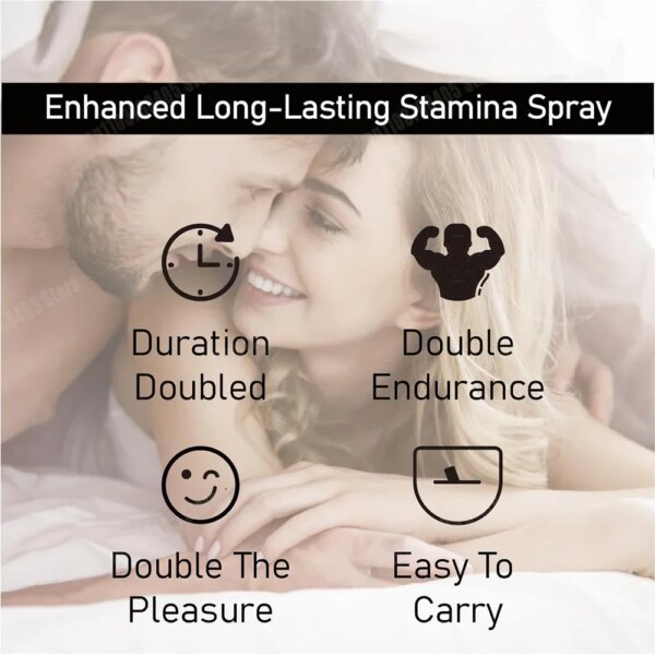 Spray retardateur longue durée pour hommes, 60 minutes, huile pour agrandissement du pénis, Spray sexuel – Image 6