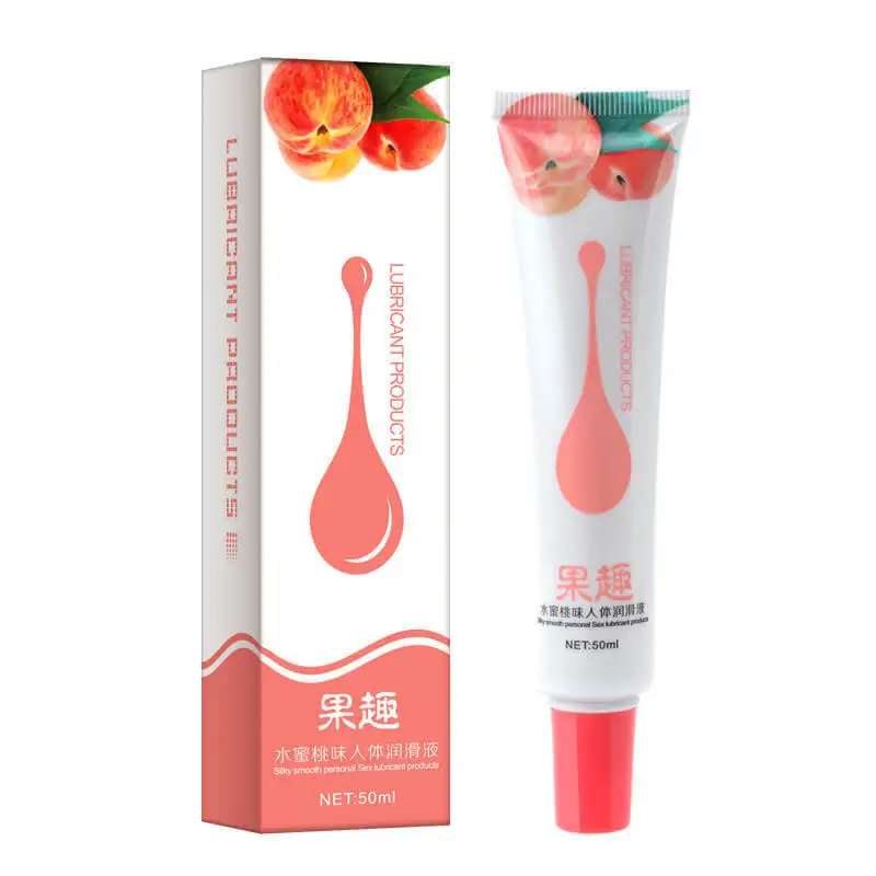 Lubrifiant sexuel comestible à saveur fruitée pour adultes, produits sexuels pour couple, gel anal, vagin, jouets sexuels, eau, 50ml