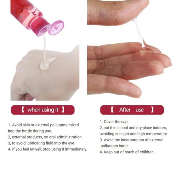 Lubrifiant à lécher lubrifiant fruité passionné corps soluble dans l'eau sexe adulte fort tréfilage facile à utiliser – Image 5