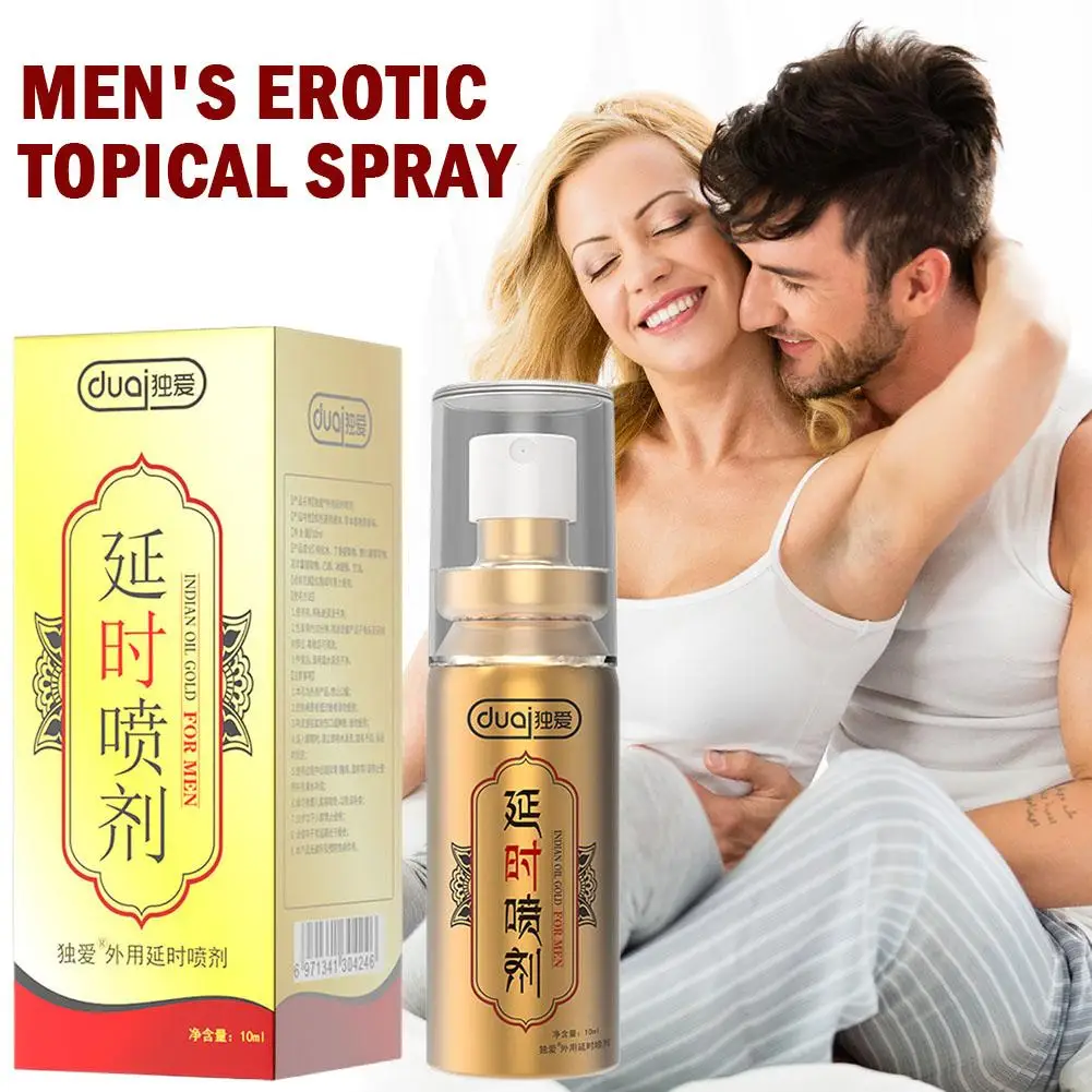 Spray retardateur sexuel pour hommes, huile indienne, huiles de Massage sexuelles, retarde l'érection de l'éjaculation pour femmes et hommes, produits pour adultes