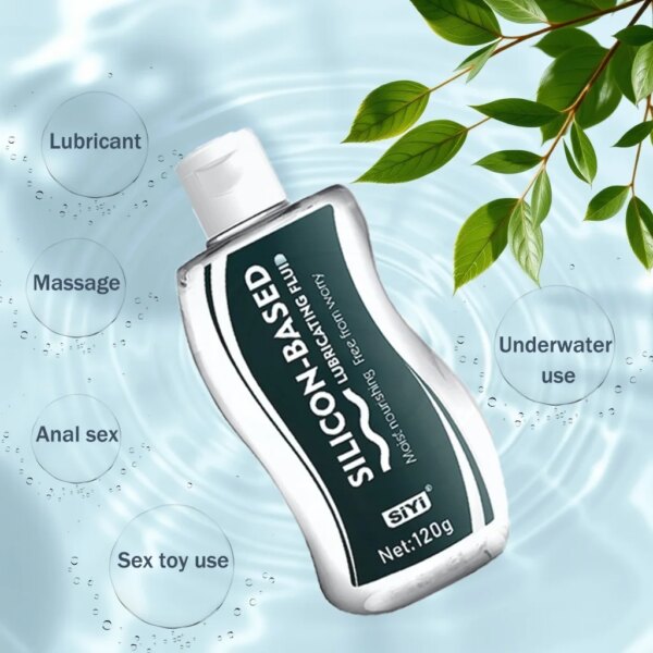 Lubrifiant à base de Silicone pour le sexe Anal, lubrifiant longue durée pour jouets sexuels adapté à la salle de bain et à l'utilisation sous-marine – Image 5