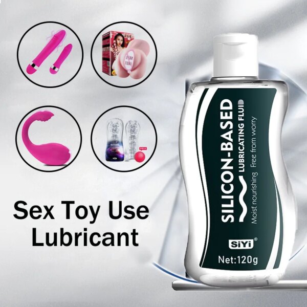 Lubrifiant à base de Silicone pour le sexe Anal, lubrifiant longue durée pour jouets sexuels adapté à la salle de bain et à l'utilisation sous-marine – Image 3