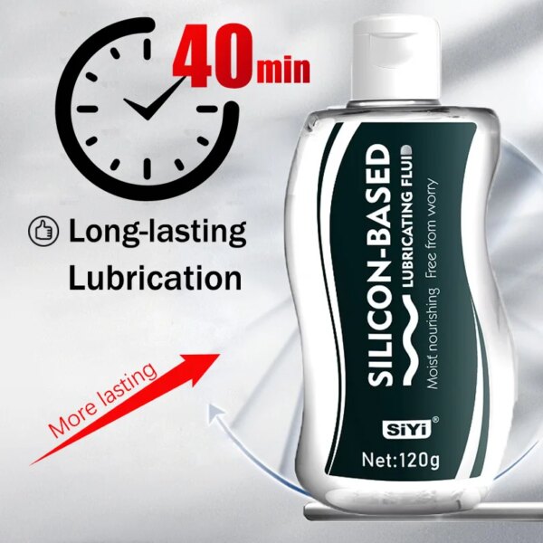 Lubrifiant à base de Silicone pour le sexe Anal, lubrifiant longue durée pour jouets sexuels adapté à la salle de bain et à l'utilisation sous-marine – Image 2