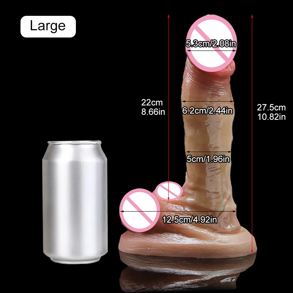 Godes énormes pour femmes, godes Super réalistes, sans vibrateur, jouets sexuels pour femmes, Massage du point G, 18 +, Sex Shop, pénis épais