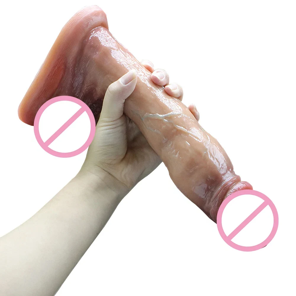 Godes énormes pour femmes, godes Super réalistes, sans vibrateur, jouets sexuels pour femmes, Massage du point G, 18 +, Sex Shop, pénis épais