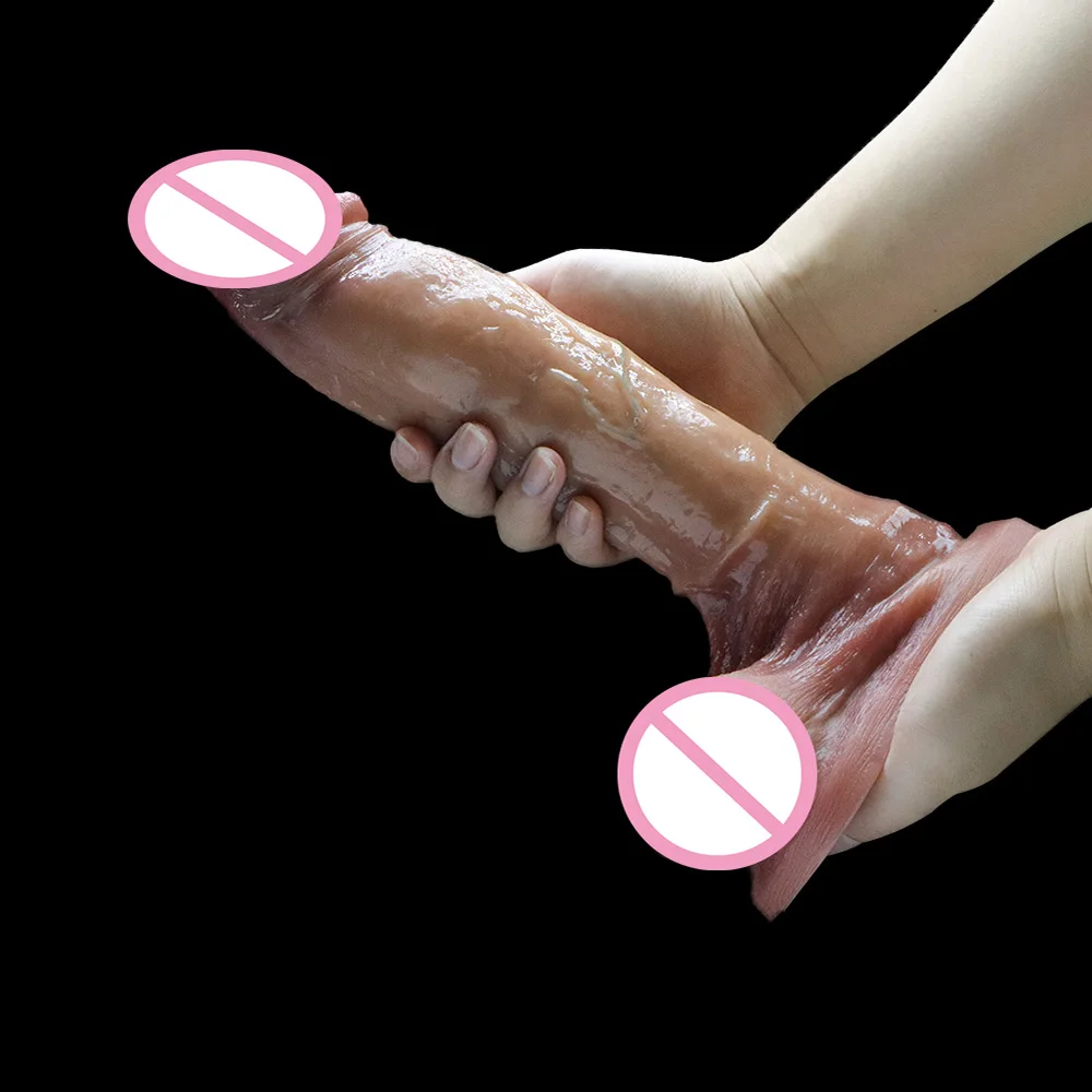 Godes énormes pour femmes, godes Super réalistes, sans vibrateur, jouets sexuels pour femmes, Massage du point G, 18 +, Sex Shop, pénis épais