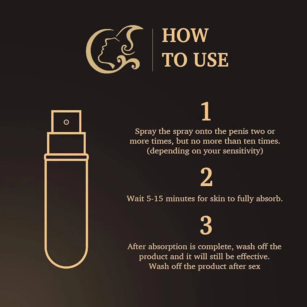 Spray retardateur de 60 minutes pour hommes, produit sexuel pour adultes, Spray à longue durée de retard pour hommes, huile de Massage sexuelle